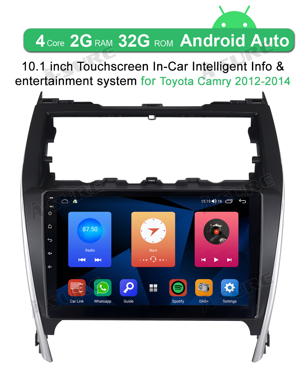 for Toyota Camry JBL 2012-2014 Wireless Carplay Android 10 Radio