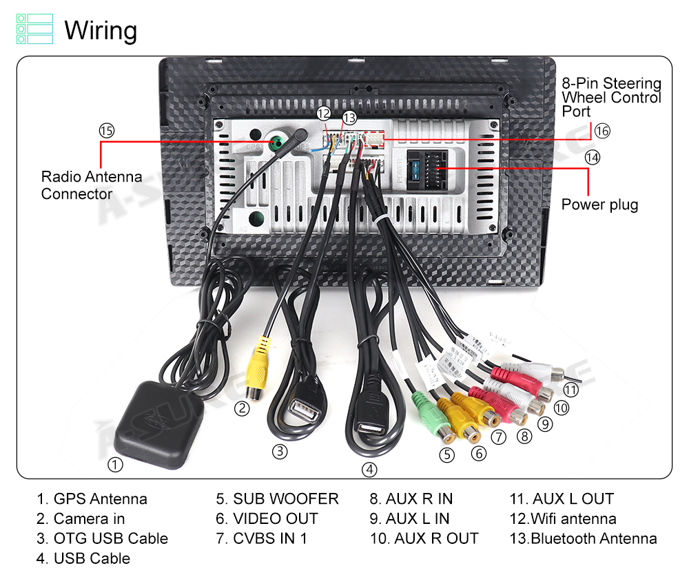 9'' Android 13 Stereo Radio GPS for Toyota Corolla 2007-2012