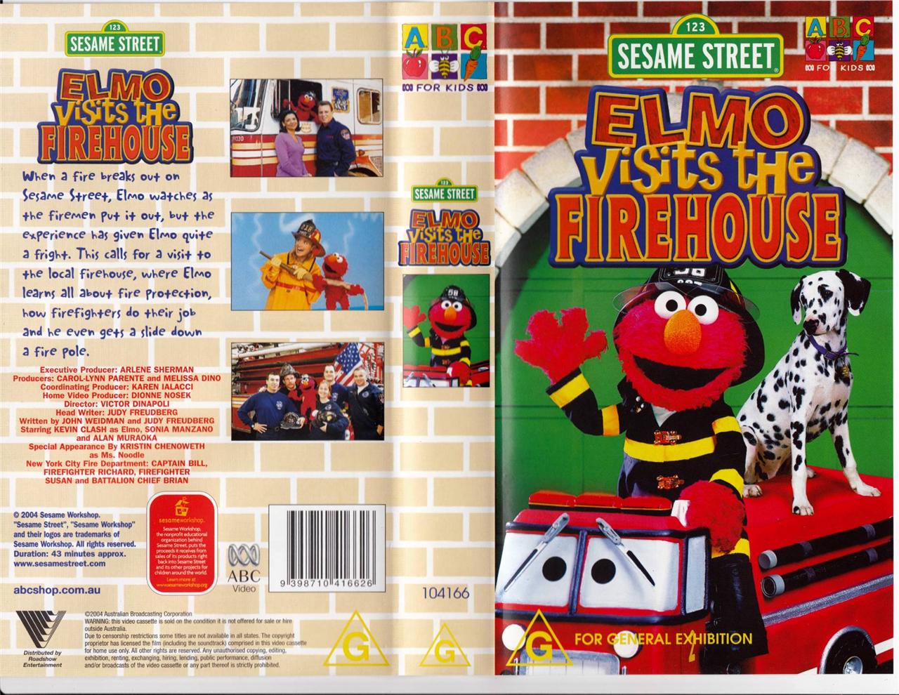 Sesame Street Elmo World Visits Firehouse Vhs Video Tape Fire Buy | Hot ...