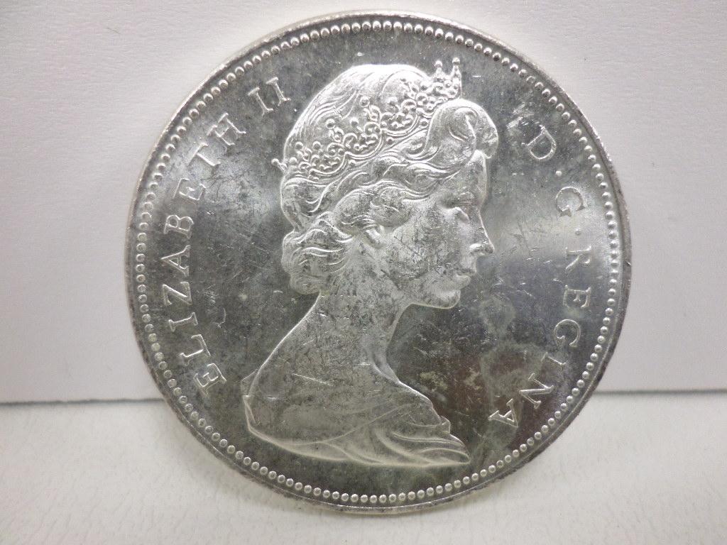 1965 Canada Silver Dollar Elizabeth II D.G. Regina UNC #11 | eBay