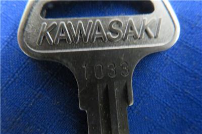 NOS Kawasaki, KEY,BLANK # 27008-1033 MC1 KH KT 100 250 1973