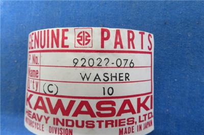 NOS Kawasaki # 92022-076 WASHER 25MM H1 KH500 H2 A1 A7 A1SS A7SS