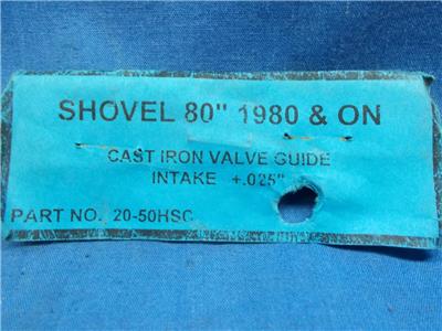 Kibblewhite 20-50HSC. Cast Iron IN Valve Guide. .025