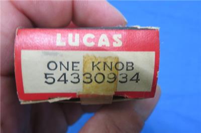 NOS Lucas 88SA # 54330934 Lighting Switch Knob Triumph BSA Norton