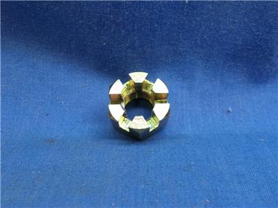Yamaha 90171-12005. OEM 12mm Axle Castle Nut. Fits Mutiple Yamaha