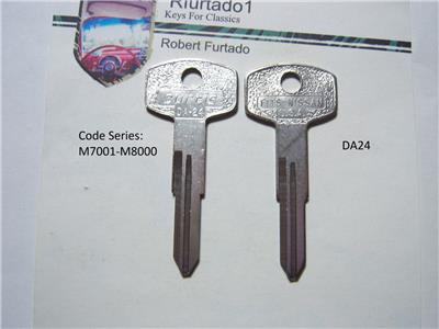 Key Blank for Vintage Datsun/Nissan 280ZX, Maxima, 810 1981-83