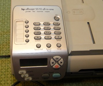 HP OfficeJet 5510 All-In-One Copier Scanner Fax Inkjet Printer
