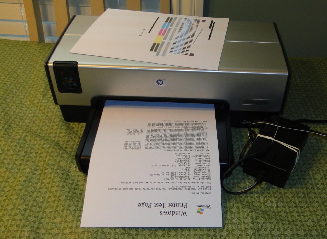 HP Deskjet 6540 Standard Inkjet Printer CLEAN!!! eBay