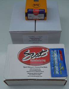 Nippon Racing High Comp Full Floating JDM Honda D16 76mm Pistons & Rings