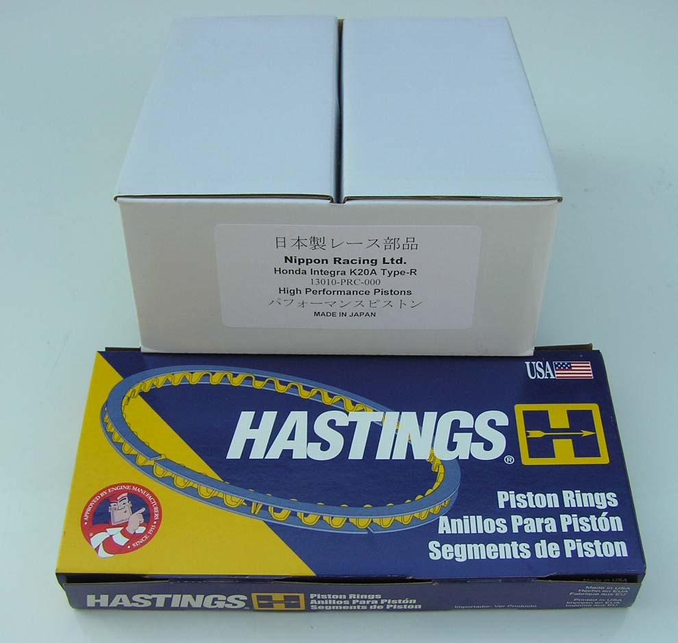 JDM NIPPON RACING FLOATING PRC ITR PISTONS TYPE R K20 DC5 NPR STANDARD