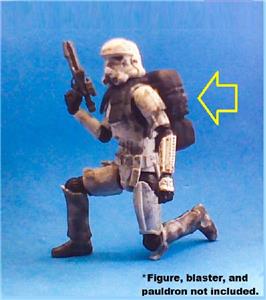 Custom Star Wars JEDHA STORMTROOPER BACKPACK rogue imperial empire