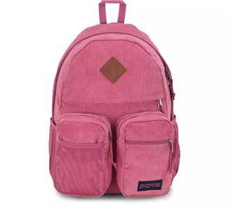 ★EMS★ CORDUROY ZIP AROUND BACKPACKPINK PINK CORDUROY BACKPACK - ShopperBoard