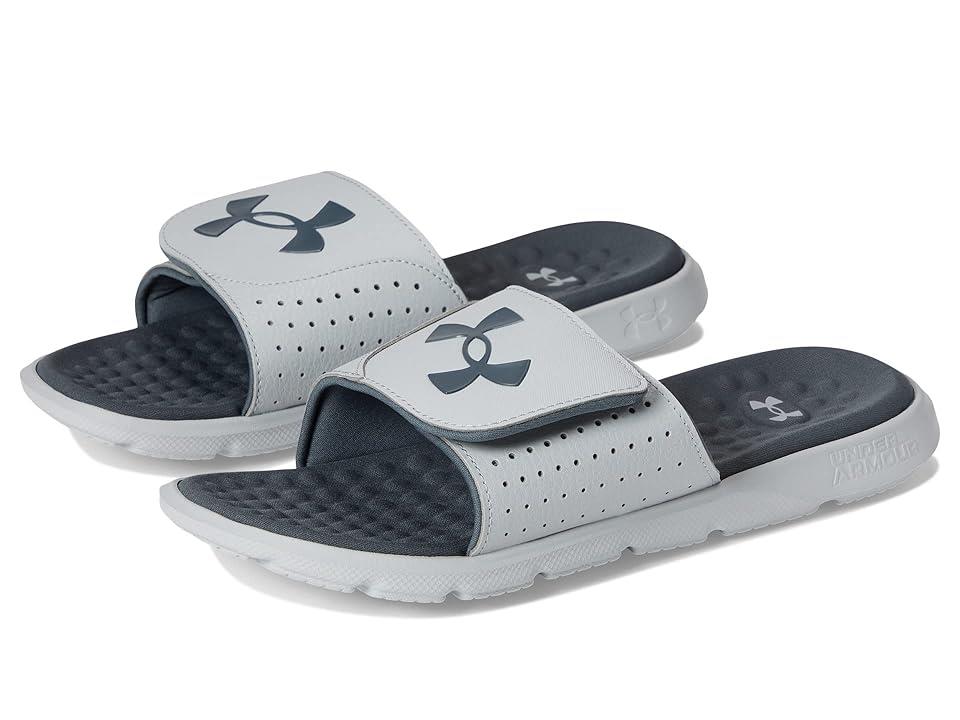NEU Herren Under Armour Ignite Pro Schlappen Sandalen GRAU SCHWARZ GRÖSSE 13 3026023 - Bild 3 von 3