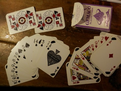 Casino Playing Cards Purple Gemaco Used In Play Harrah S