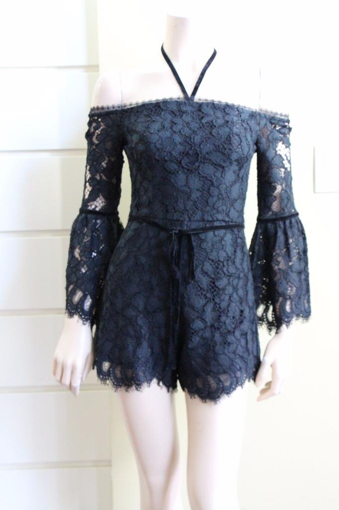 NEW AUTH Alexis Layla Romper in Red Or Black $497 - Picture 13 of 13