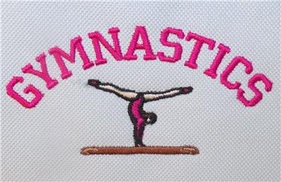 Gimnasia Monograma Bolsa Color Beige Esencial Bolso Balancin Gimnasta Entrenador Mama Regalo Ebay