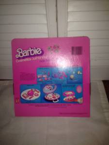 1981 BARBIE COSMETIC JUST FOR YOU HAIR BEAUTY SET PINK CAMEO LOOK NIB