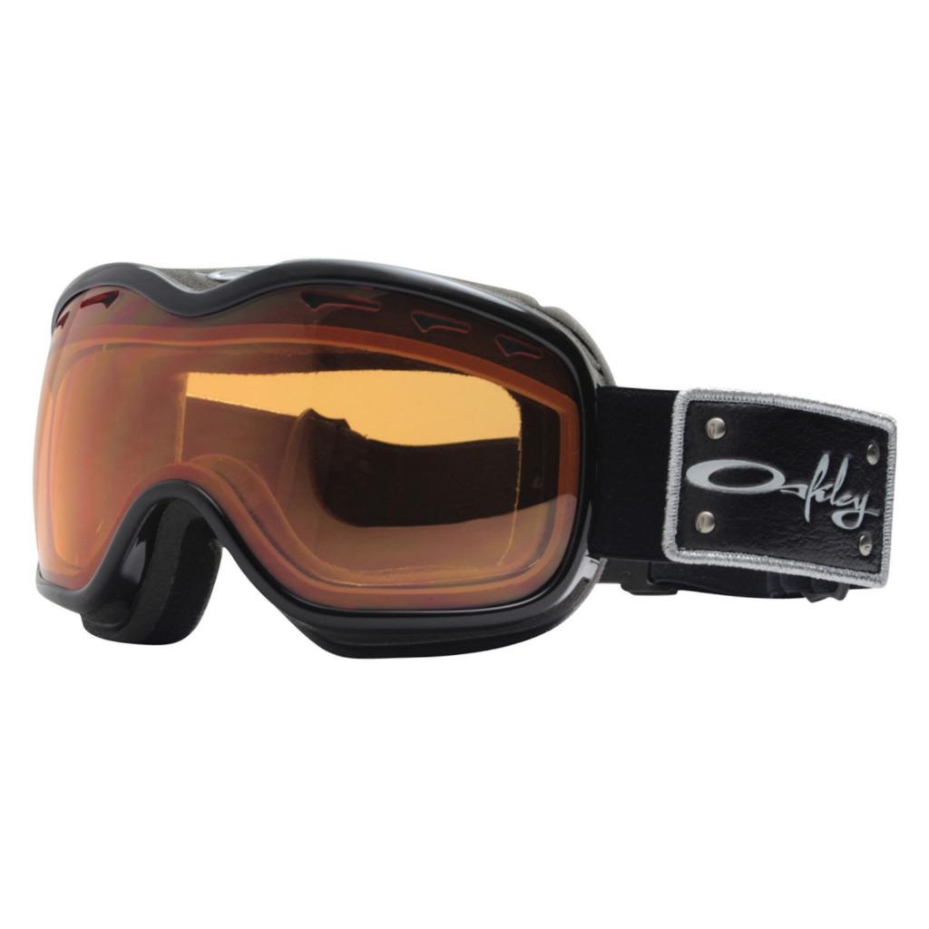 Oakley 01913 STOCKHOLM Jet Black w/ Persimmon Lens Womens Snow Ski