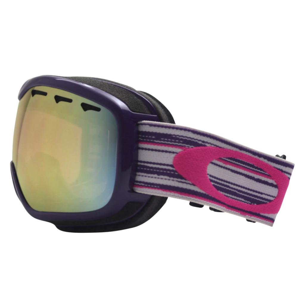 Oakley 57377 Stockholm Vivid Purple w VR50 Pink Lens Womens Snow Ski