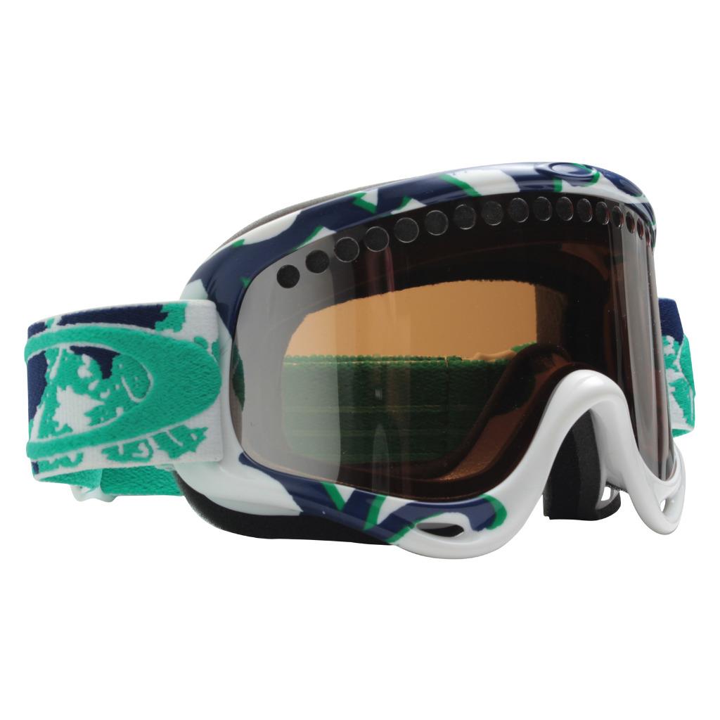 Oakley 57044 O FRAME Tagged Green Black w/ Iridium Mens Boys Snow Ski