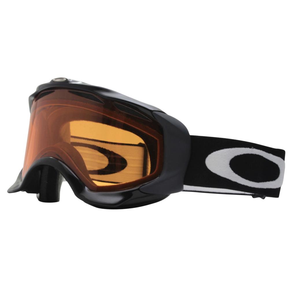 Oakley 57401 TWISTED Jet Black w/ Persimmon Lens Mens Unisex Snow Ski