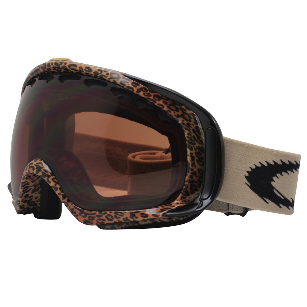 Oakley 02374 Crowbar Cheetah Animal Print VR28 Lens Womens Snow Ski Goggles . 700285023748 eBay