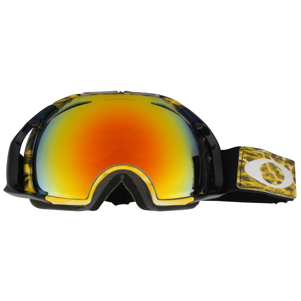 Oakley 59133 Airbrake Amped Orange Fire + HI Persimmon Lens Snow Ski