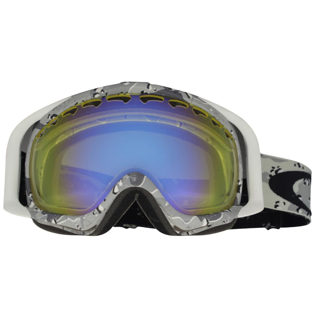 Oakley 59530 Tanner Hall Crowbar Snow Camo w/ HI Yellow Lens Snow Ski