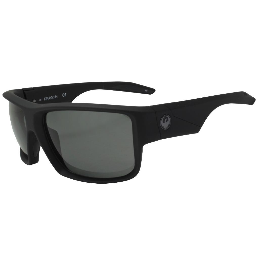 Dragon Polarized Deadlock H2O Sunglasses Matte Black w/ Solid Smoke
