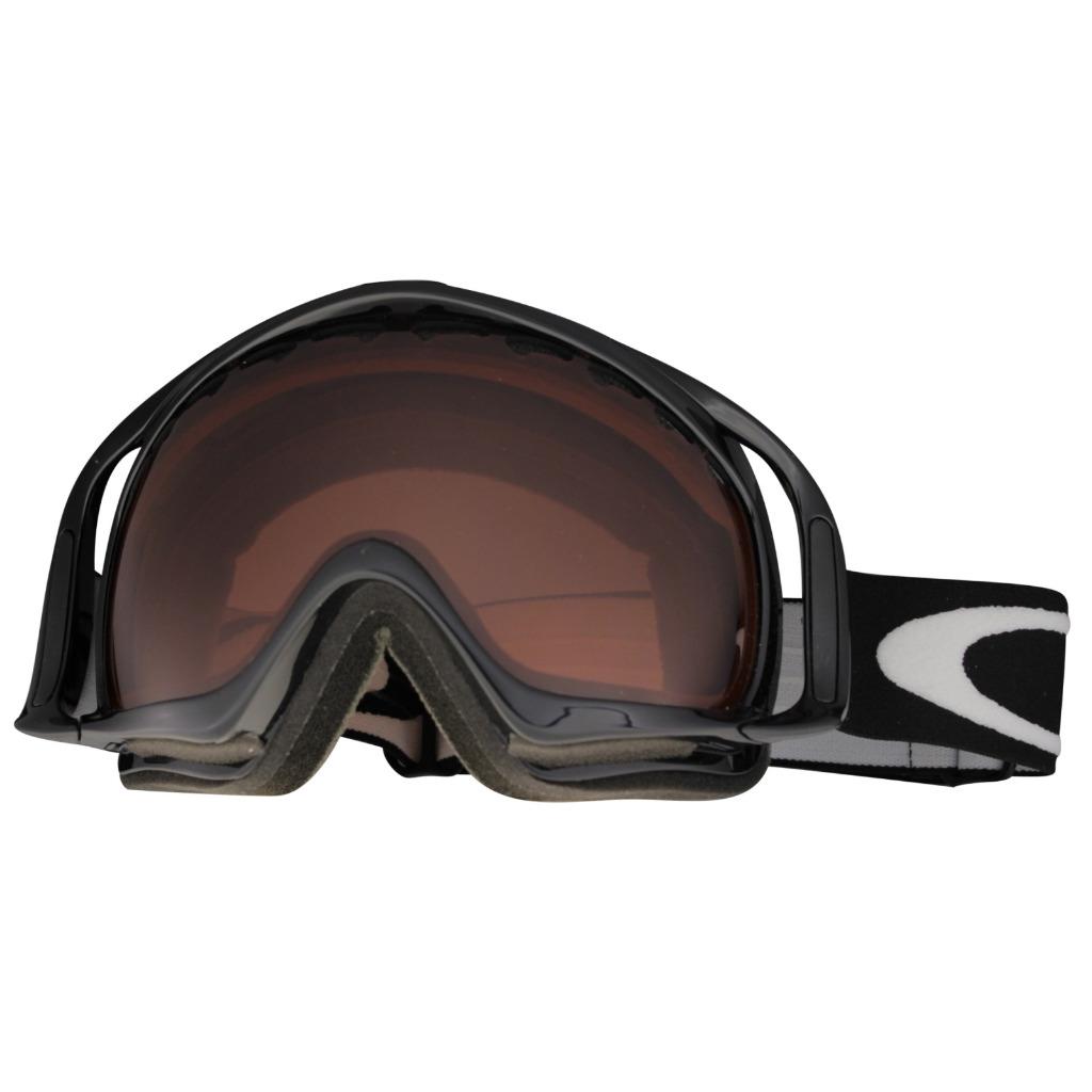 Oakley 02851 Crowbar Jet Black Frame VR28 Lens Mens Snow Board Ski Goggles . eBay