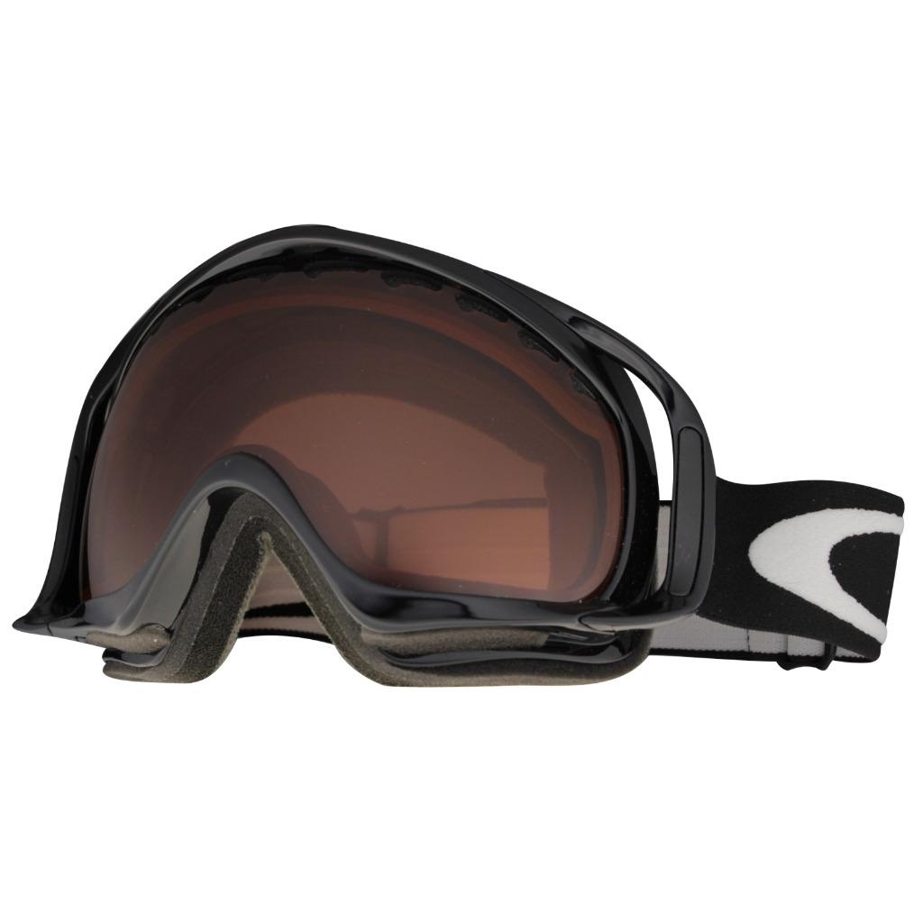 Oakley 02851 Crowbar Jet Black Frame VR28 Lens Mens Snow Board Ski