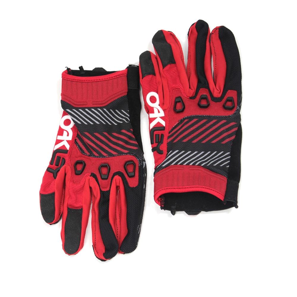Oakley Automatic Glove Mens Size S Small Red Line Mtb Mountain