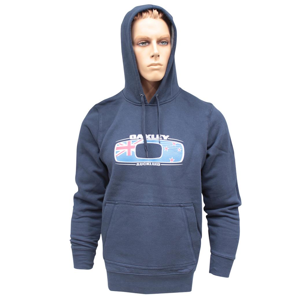 Oakley AUCKLAND Hoodie Navy Blue Size L Mens New Zealand Flag Fleece Jumper | eBay