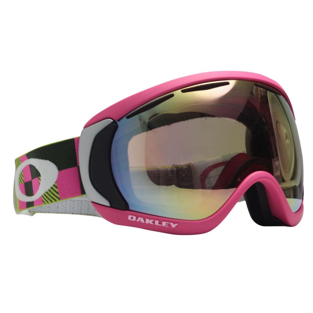 Oakley 57782 CANOPY Digi Camo Green VR50 Pink Iridium Lens Snow Ski