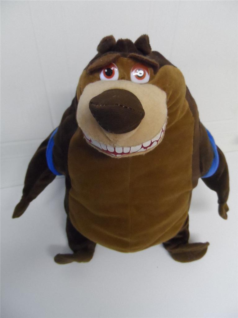 Open Season 35cm Boog Soft Toy Bear with Dinkleman Backpack | eBay
