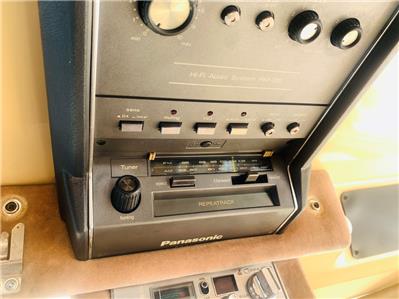 Vintage 1980s Panasonic RM-310 Overhead Cockpit Stereo Radio