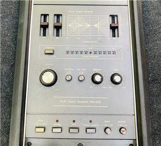 Vintage 1980s Panasonic RM-310 Overhead Cockpit Stereo Radio