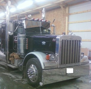 visor peterbilt gauge