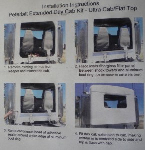 Details About Peterbilt Sleeper Removal Kit W Interior Pbk 2u Xcp