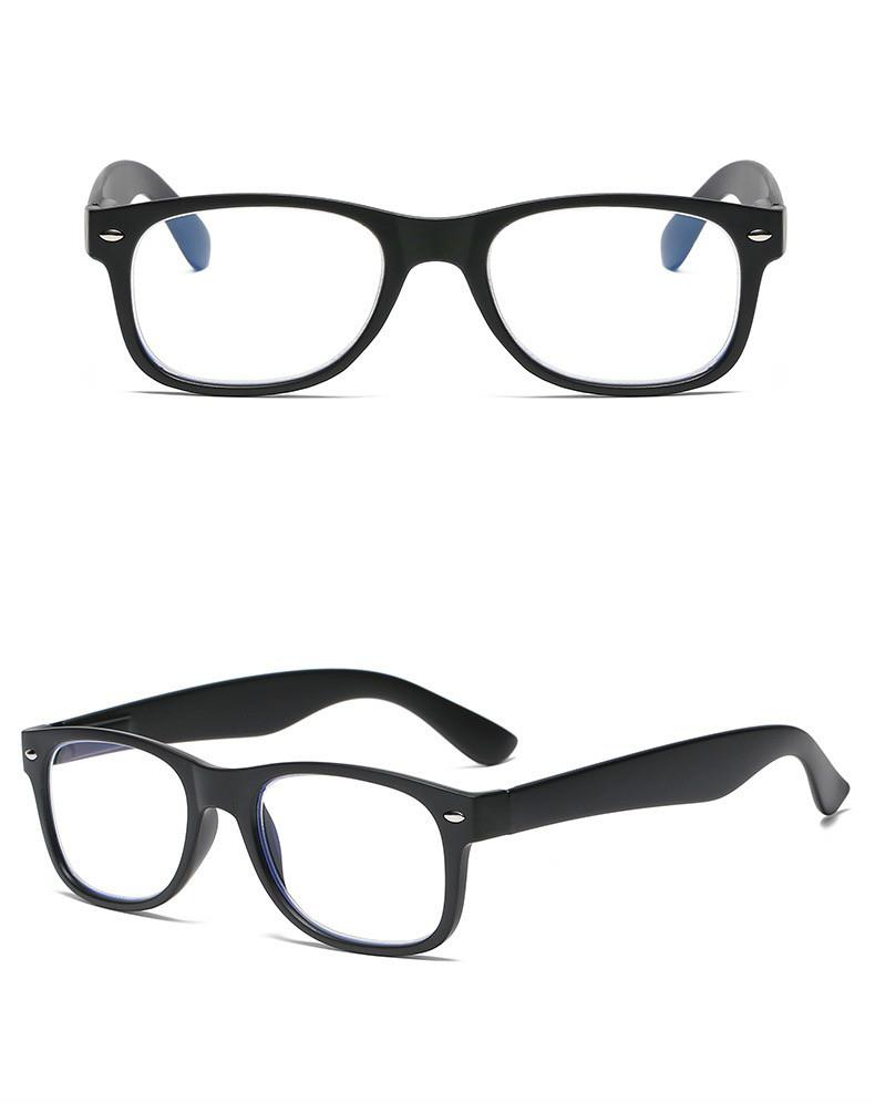 Mens Women Anti Blue Light Blocking Computer Gaming Anti Eyestrain Large Glasses - Imagen 15 de 19