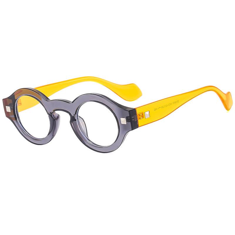 Mens Women Anti Blue Light Blocking Computer Gaming Anti Eyestrain Round Glasses - Picture 17 of 17