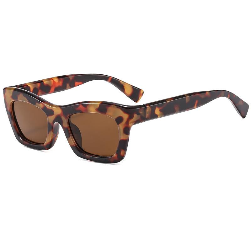 Men's Women's Fashion Square Vintage Retro Sunglasses UV400-image