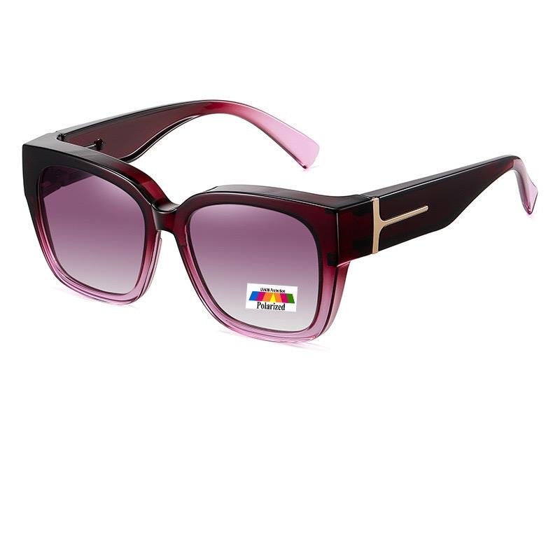 Gafas de sol polarizadas polarizadas vintage con protección UV de gran ajuste para hombre y mujer - Imagen 12 de 13