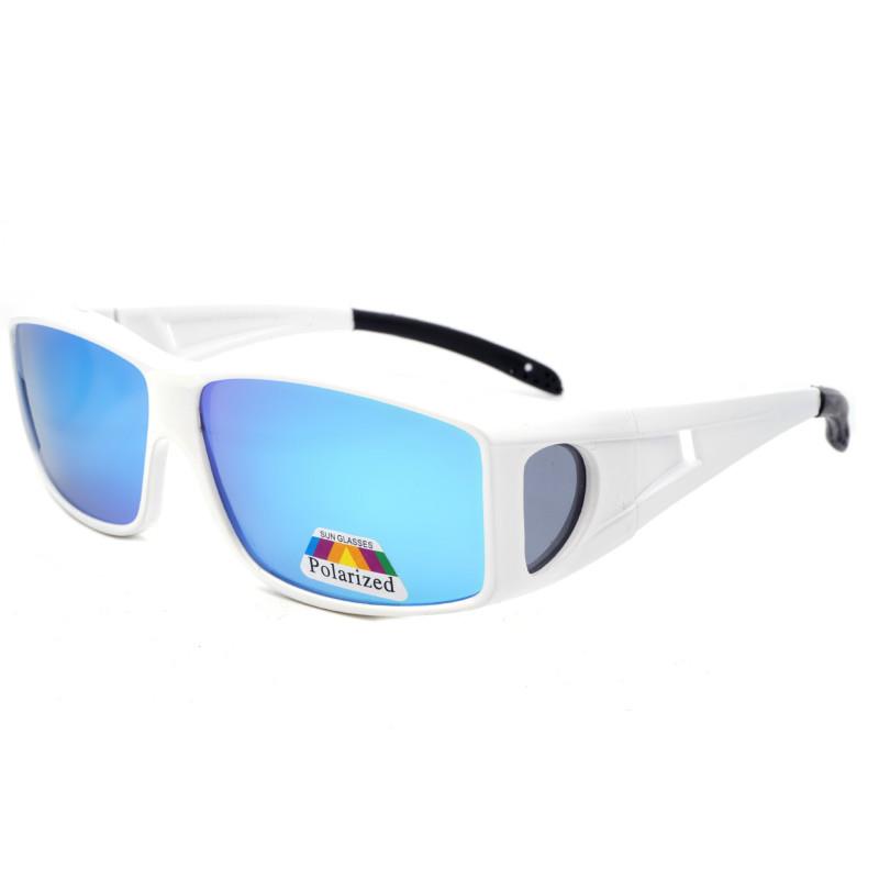 Polarised Mens Womens Vintage Polarized UV Protection Large Fit Over Sunglasses - Bild 16 von 20