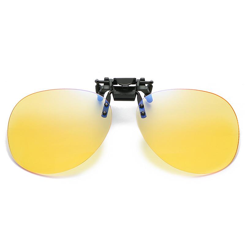 Blue Light Blocking Computer Gaming Anti Eye Strain Clip on Glasses - Picture 17 of 17