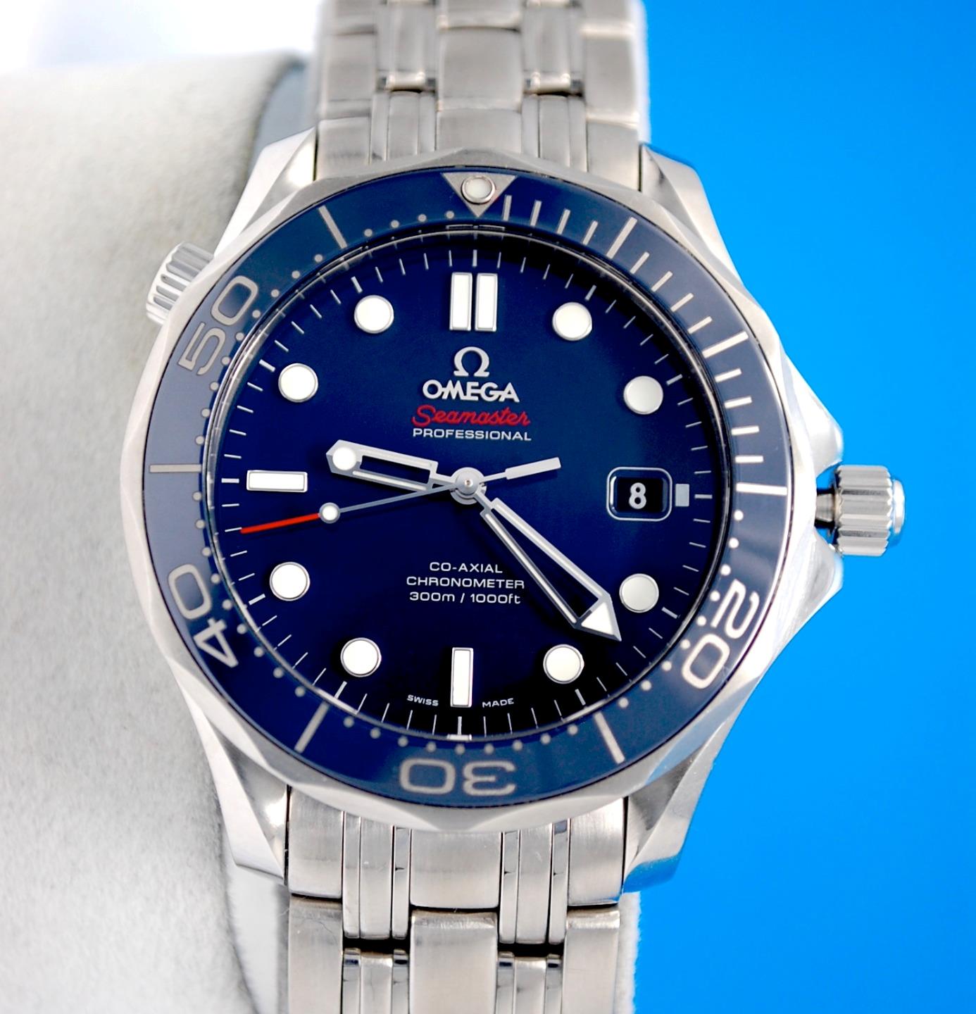 Mens Omega Seamaster Professional Co-Axial Chronometer watch 212.30.41.20.03.001