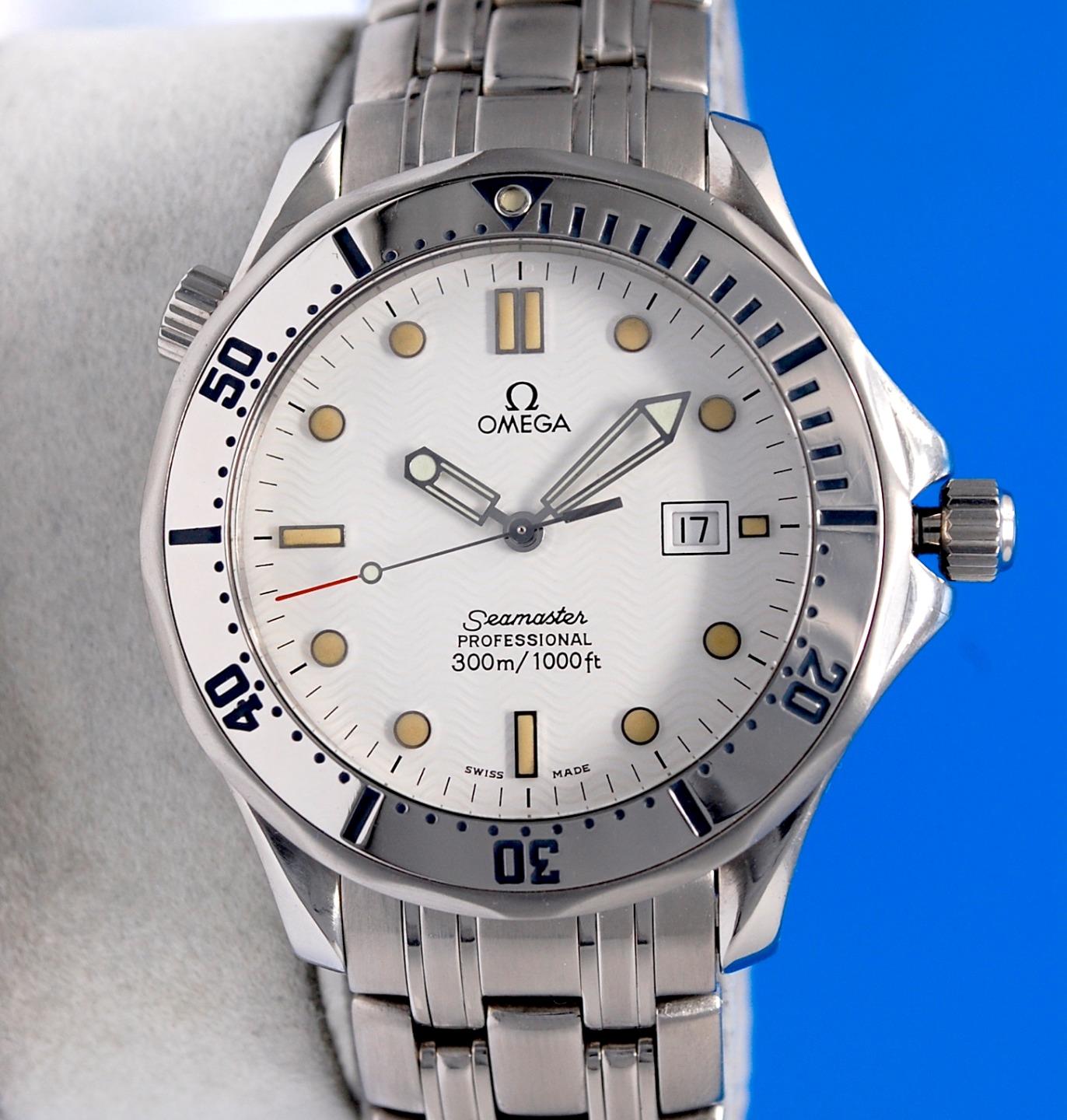 Mens Omega Seamaster SS 300M Professional watch - White Dial - 41MM - 2542.20