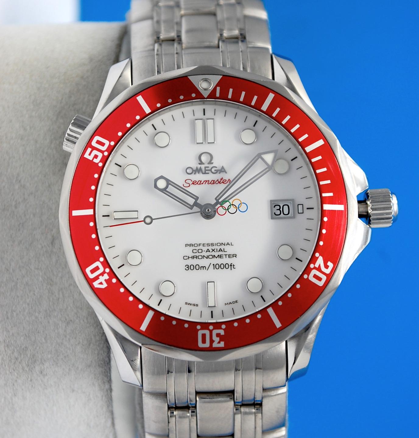 Mens Omega Seamaster Co-Axial Chronometer Olympic watch - 212.30.41.20.04.001