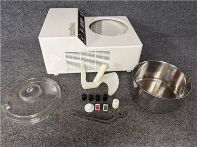 Simac IL Gelataio Ice Cream Maker Parts Paddle Bowl Screw Knob Lid