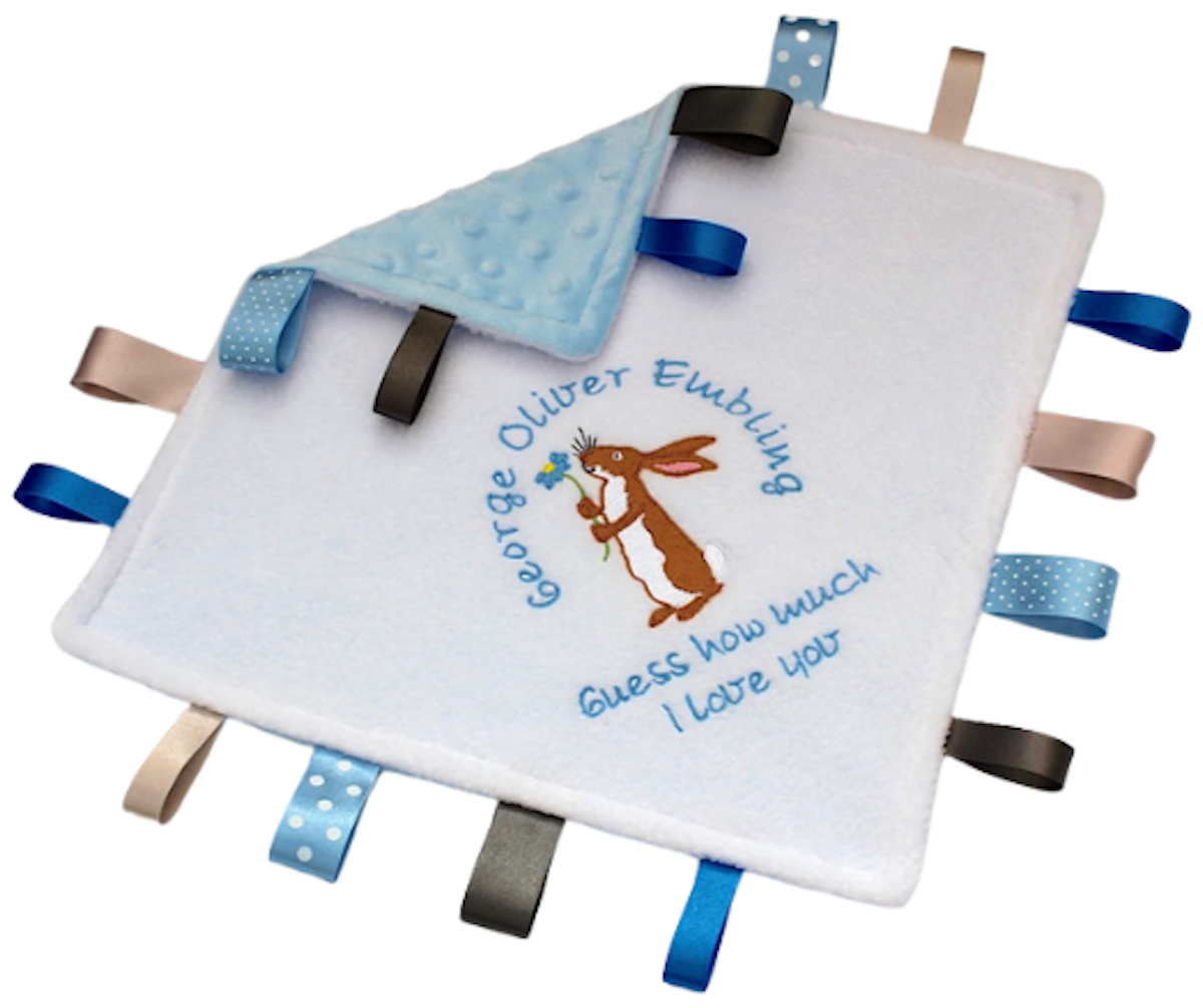 Guess How Much I Love You Taggy, Little Nutbrown Hare Rattle, Personalised Gift - Picture 11 of 13